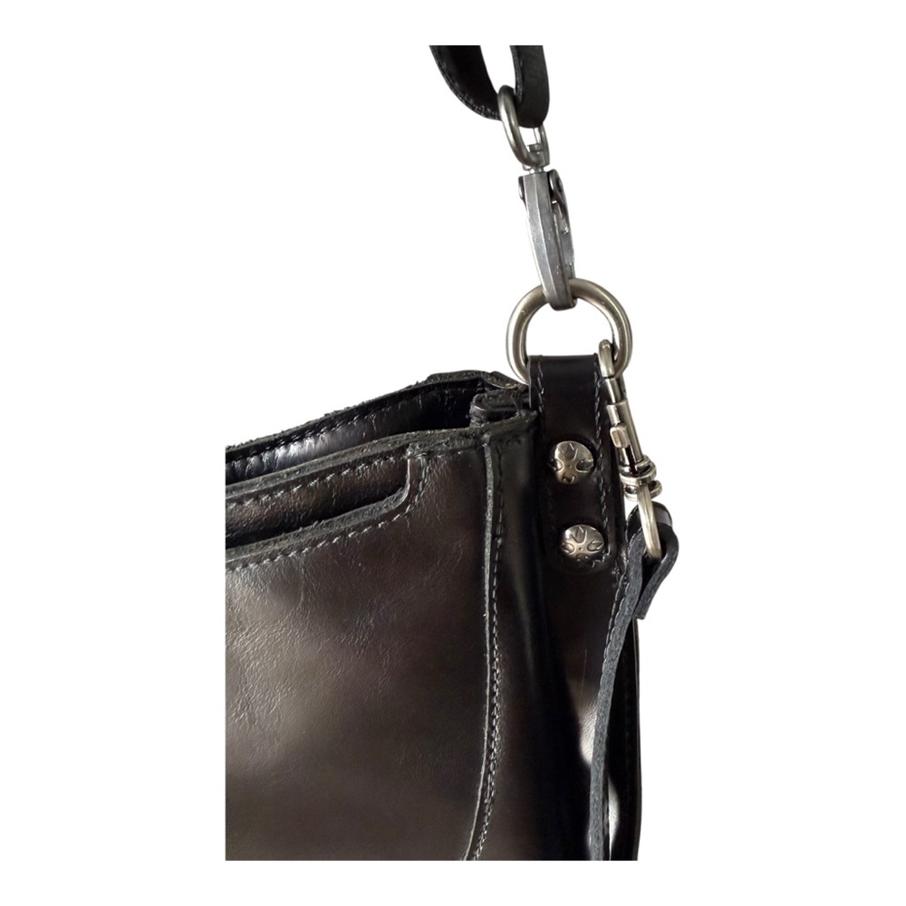 Patricia Nash Caletta Women's Leather Crossbody Hobo Bag Purse Black - Picture 7 of 14